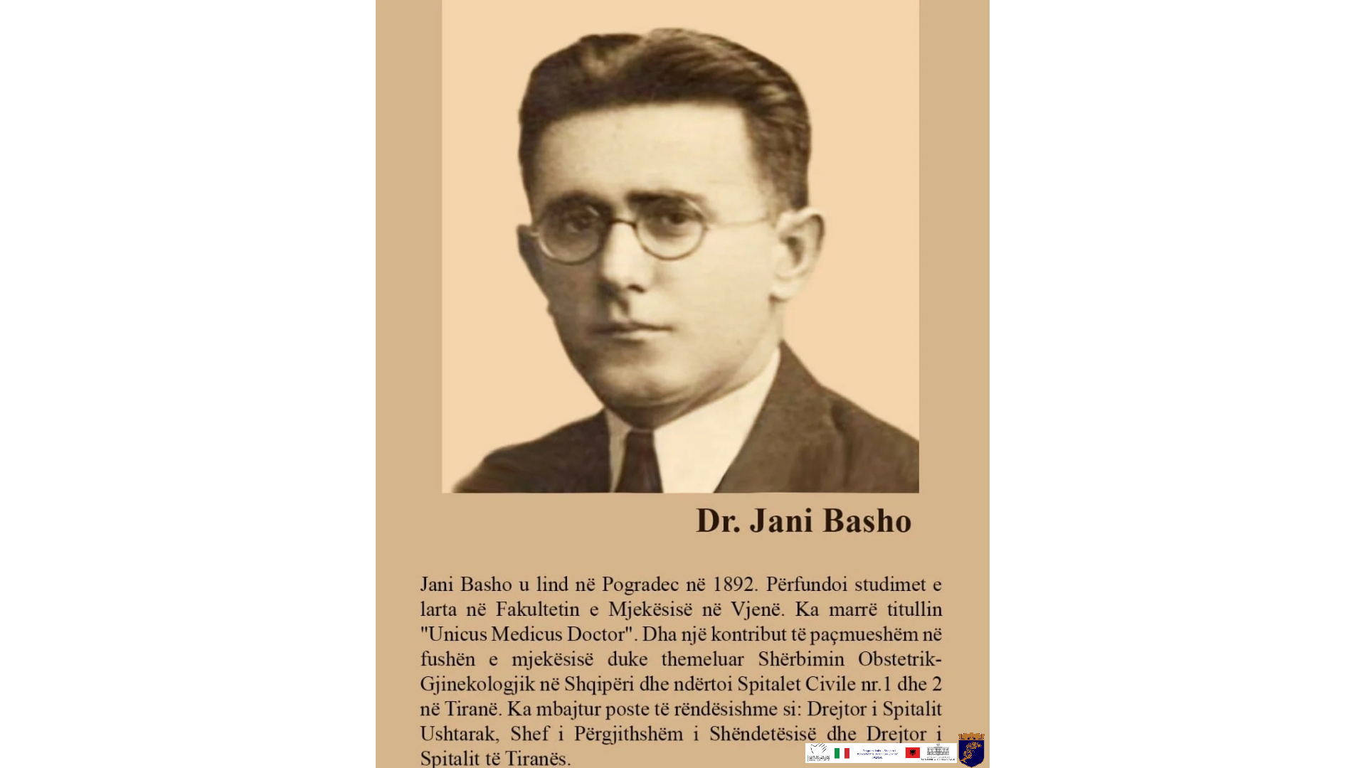 Edukim përmes kulturës, në përkujtim të DR. Jani Basho
